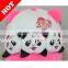 3D Animal embroidery cap(pink)