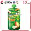 Manufacturer good barrier weetpatatos mixed fruit reusable food pouch