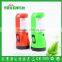super bright Solar Rechargeable Lantern Lamp 2 in 1 LED Portable Light ABS Plastic Portable Camping Light