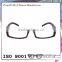 Irregular dots pattern and rectangle shape optical glasses