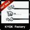 KYOK factory direct supply black color curtain finials,fancy black color curtain finials,black color curtain poles