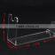 Customizable 5MM Clear Tabletop Acrylic Single Slant Wine Bottle Display
