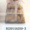 The three layer of coarse linen bag dry flower Sachet
