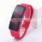 Wholesale Silicone Rubber Gel Jelly Unisex LED Wrist mens women bracelet Watch