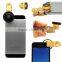 GOLD Universal Clip Camera Lens Cover For Ipad 2 3 in 1 Phone Lens 180 Degree Wide Angle Lens