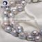 wholesale 13-15mm fresh water grey baroque pearl necklace strands at best offer
