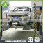 2-level 4 floors stacker hydraulic car elevator