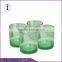 home decoration wedding decor spray color straight glass candle holders with bubble