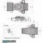 SK3-047 Safety Hasp/ toggle hasp / butterfly clamps
