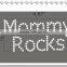 wholesales and high quality Mommy Rock rhinestone heat transfer garment design