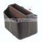 removable convenient family leather storage box for desk storage box