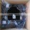 High Quality Plain Black Tight Knitting Beanie Hat with Custom Woven Label