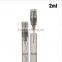 mini perfume spray glass test tube with pump and cap