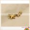 Beautiful gold metal star shape hair clip for young girls
