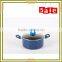 pressed aluminium non stick metallic coating soup pan