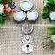 Oeko-tex Custom 4 parts metal pearl prong snap button baby clothing