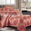 Luxury adult bedding set 100% cotton jacquard fabric home textile bedding set