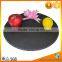 Natural Black Slate Tray; Round Shape Slate Plate