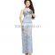 Wuchieal High Elastic Lace Belly Dance Practice Dress Bellydance Costume without Sleeves