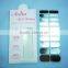 Free Sample Custom Silver Foil Nail Wraps Metallic Nail Polish Strips Waterproof Nail Art Design Factory