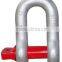 high quality drop forged bolt type dee shackle