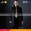 Mink fur collar mens cashmere coat winter thick woolen jacket winter parka