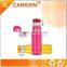 Durable design shock appearance colorful sport drinking bottle with straw