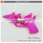 Cheap water gun plastic toy spray gun with candy toy tube