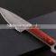 OEM Hunting Knife Application and wood Handle Material Damascus knife