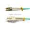 10Gb multimode 50/125 OM3 coring LC Aqua duplex fiber optic patch cord/patch cable/patch lead