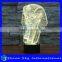Creative Vision 3D Egyptian Pharaoh Shaped LED 7 Colors Flashing Touch Control Acrylic Night Light