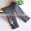 Free Shipping Three Little Flower Clip Cotton Pants For Kids