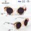 Pink cat eye flower Children wholesale girls sunglasses latest fashion