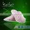 portable style hotel bathroom slipper/soft non-skid hotel shoe/cotton high quality beautiful slippers