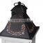 Handmade wooden white metal lantern