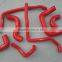 Coolant Silicone Hose FOR BMW E30 M20 320i/325i 1989-1992 90 91,RED