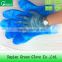 Disposable gloves/blue polythene gloves/clear protective gloves