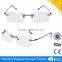 brand new high quality cheap rimless custom logo reading glasses