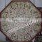 White Semi Precious Stone Pietra Dura Marble Inlay Dining Octagonal Table Top