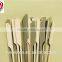 250mm bamboo paddle bbq flag skewers with green husk skin for wholesale