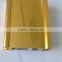 electrophoretic golden color aluminium profile for sliding windows and doors