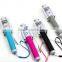 (sl)2015 New Arrival Mini Extendable Handheld Fold Camera Selfie Stick Portrait Stick Holder Selfie Monopod Stick IOS Android