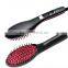 Fashion simply straight Hair Brush Ceramic Comb Anion Straight Comb LCD Hair Straightening Iron Brush