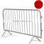 Hot dipped galvanized steel crowd control traffic barrier,portable concrete event barrier for road(ISO Certification)