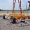 mobile steel frame shipping container delivery trailer for sale