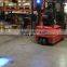 5.5" 10W oval forklift spotlight blue red warning light construction vehicles industrial equipments warning light
