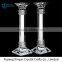 Newest selling simple design crystal fashion candle holder for sale