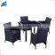 5 Piece Outdoor Wicker Patio Dining Set