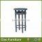 Outdoor Tiki bar table rattan high bar set