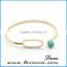 Single Bangle Wholesale Fashion Jewelry Wire Gemstone Bracelet